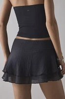 Kimchi Blue Ivy Tiered Ruffle Low-Rise Mini Skort