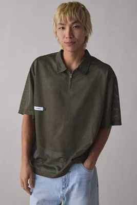 Students Golf Course Mashall Graphic Mesh Polo Shirt
