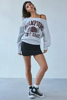West Coast Champions Oversized Off-The-Shoulder Sweatshirt