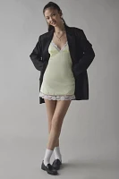Kat The Label Arabella Satin Lace Trim Slip