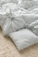 Kai Yarn Dye Knotted Marshmallow Puff Throw Blanket