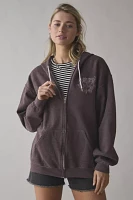 Project Social T Angel Wing Graphic Zip-Up Hoodie Sweatshirt