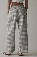 ReMADE By UO Remnants Check Gingham Pull-On Pant