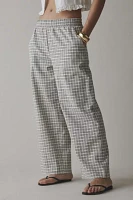 ReMADE By UO Remnants Check Gingham Pull-On Pant