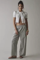 ReMADE By UO Remnants Check Gingham Pull-On Pant
