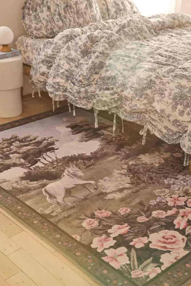 Rora Landscape Washable Printed Rug