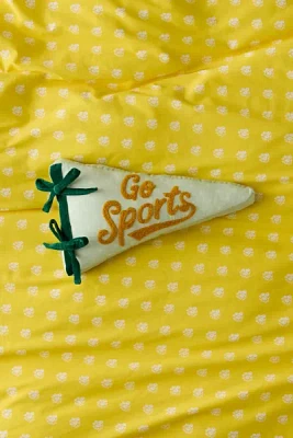 Pennant Flag Shape Bolster Pillow
