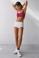 Out From Under Jessa Sporty Contrast Trim Seamless Knit Bra Top
