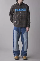 XLARGE Patched Flannel Long Sleeve Shirt