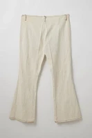 Vintage By Madalyn Newell Stitched Low-Rise Flare Pant