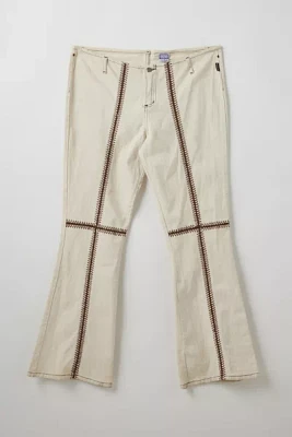 Vintage By Madalyn Newell Stitched Low-Rise Flare Pant