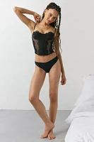 Out From Under Second Skin Fusion Lace Cheeky Undie