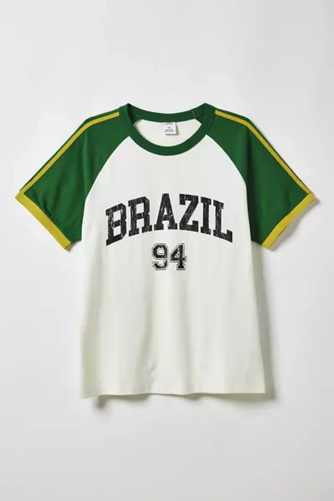 Brazil Graphic Raglan Tee