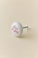 Just A Girl Ceramic Knob/Wall Hook