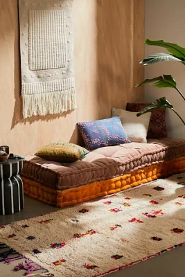 Rohini Velvet Tufted Daybed Cushion