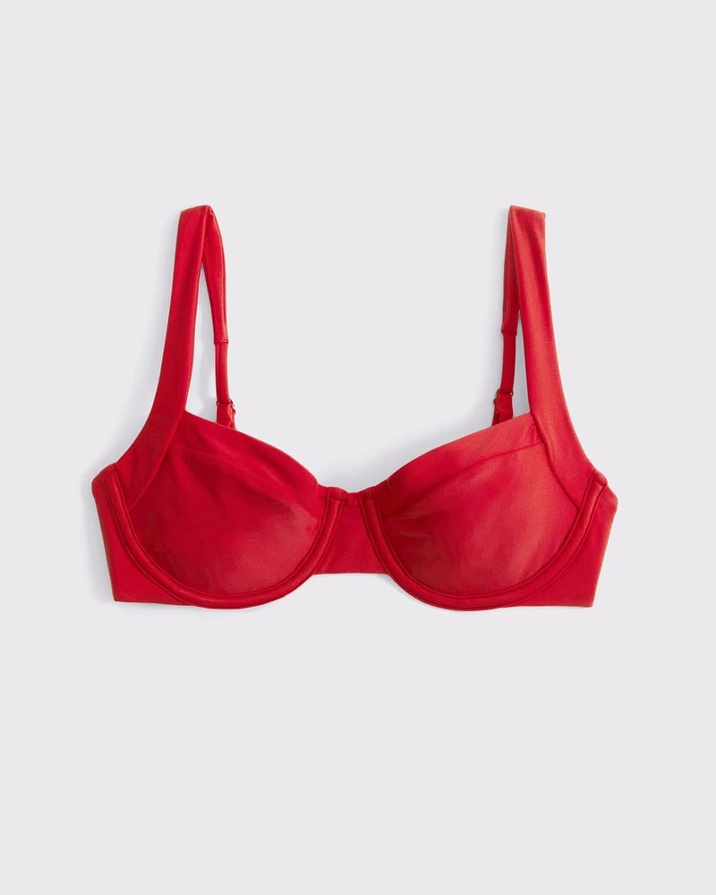 Wide Strap Underwire Bikini Top
