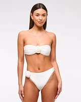 Rosette Bandeau Bikini Top