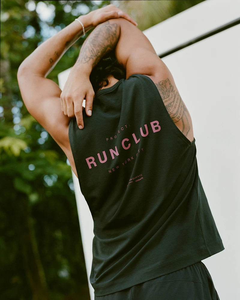 YPB Active Cotton-Blend Graphic Tank