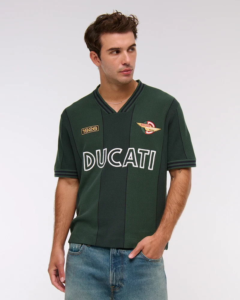 Coca-Cola Soccer Jersey-Inspired Sweater