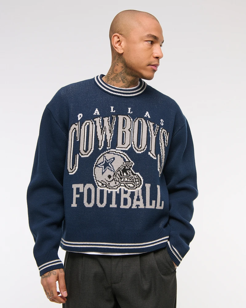 Dallas Cowboys Graphic Crew Sweater