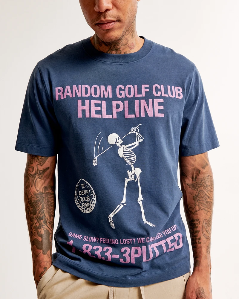 Random Golf Club Classic Polished Graphic Tee