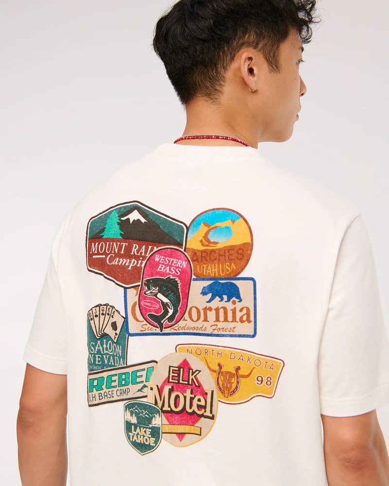 Patches Vintage-Inspired Graphic Tee