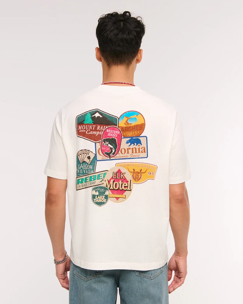 Patches Vintage-Inspired Graphic Tee