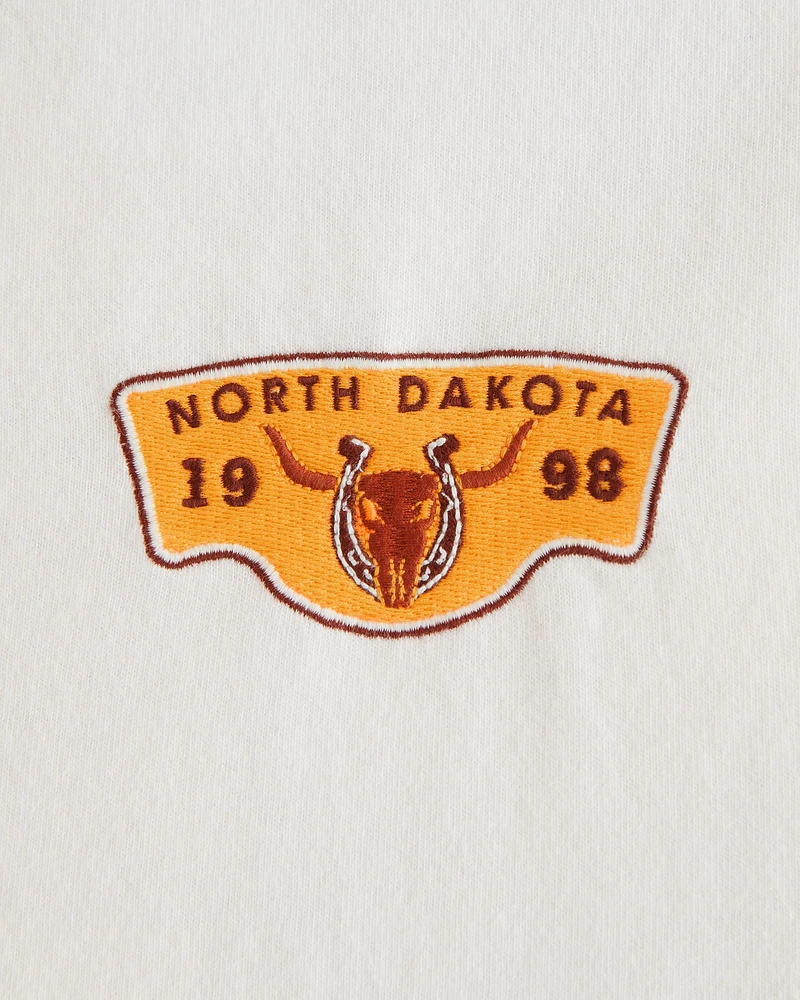 Patches Vintage-Inspired Graphic Tee