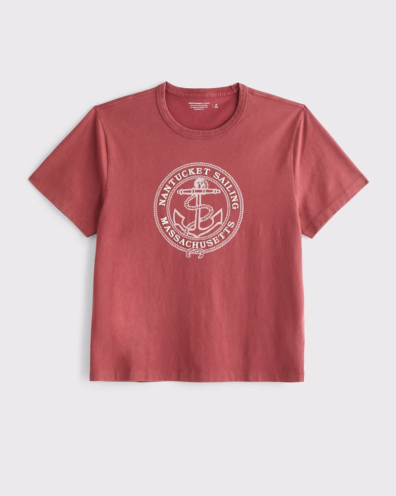 Nautical Classic Polished Cropped Graphic Tee