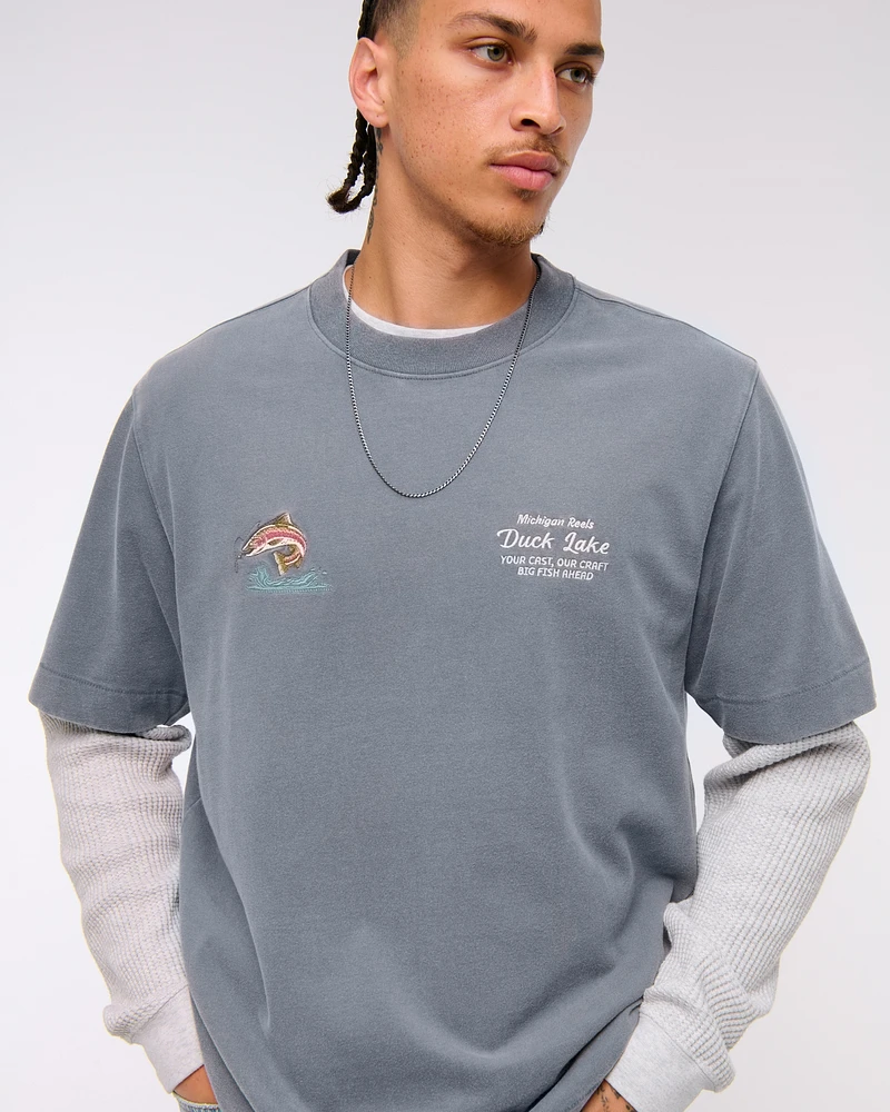 Premium Heavyweight 2.0 Fishing Graphic Tee