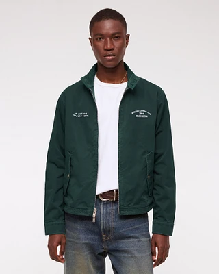 Lightweight Cropped Easy Zip Jacket