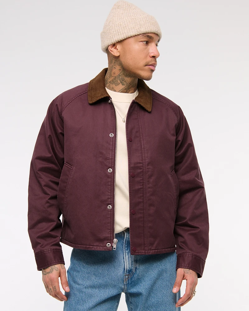 Lightweight Cropped Barn Jacket