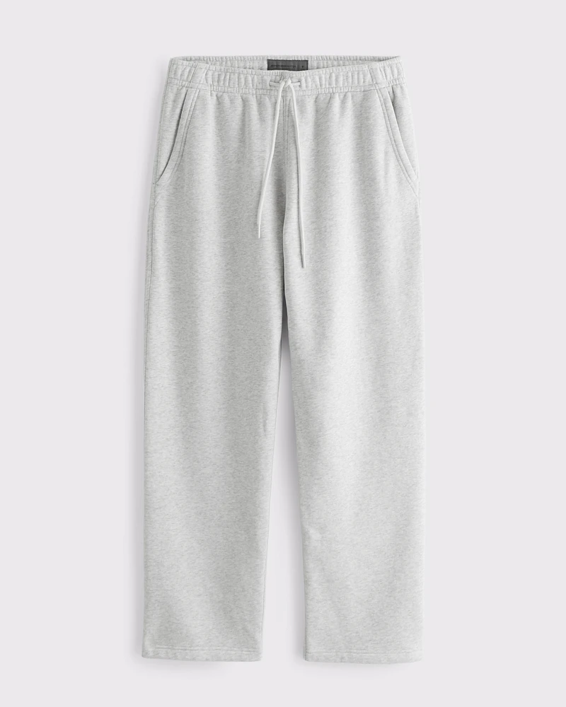 Essential Straight Open-Hem Sweatpant