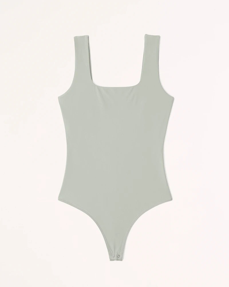 Soft Matte Seamless Squareneck Bodysuit
