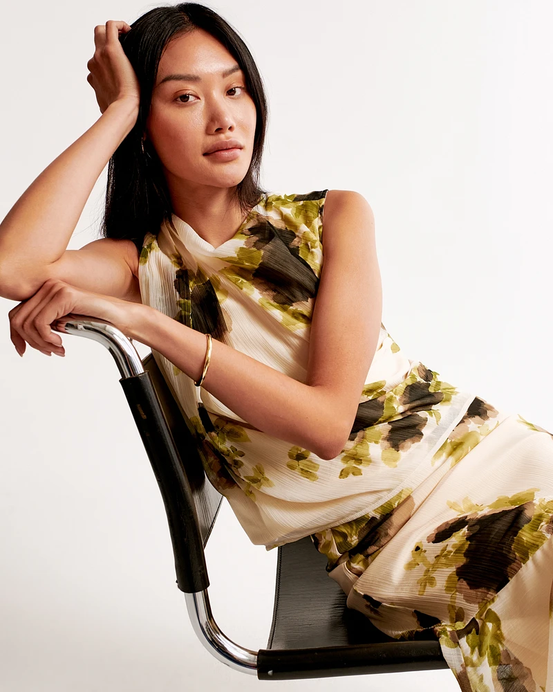 Draped Shell Top
