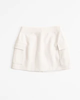 Cargo Fleece Mini Skirt