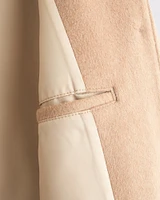 Wool-Blend Belted Coat