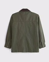 Mid-Length Waxed Barn Jacket