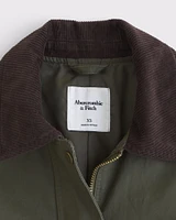 Mid-Length Waxed Barn Jacket