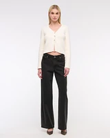 Textural Y-Neck Cardigan
