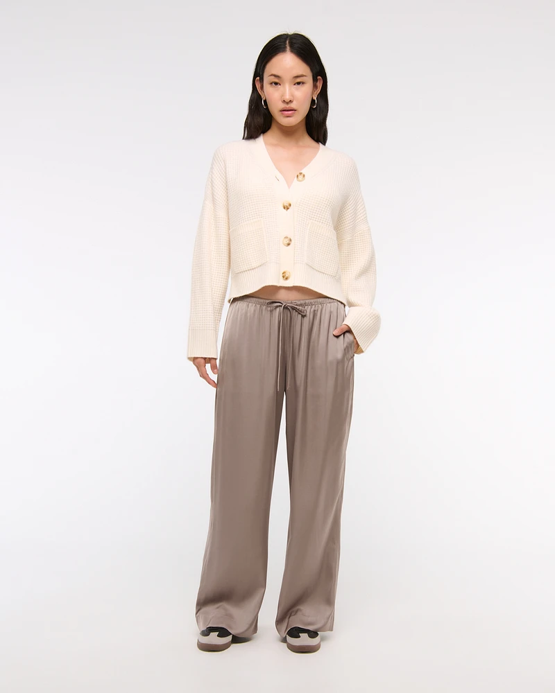 Satin Pull-On Pant
