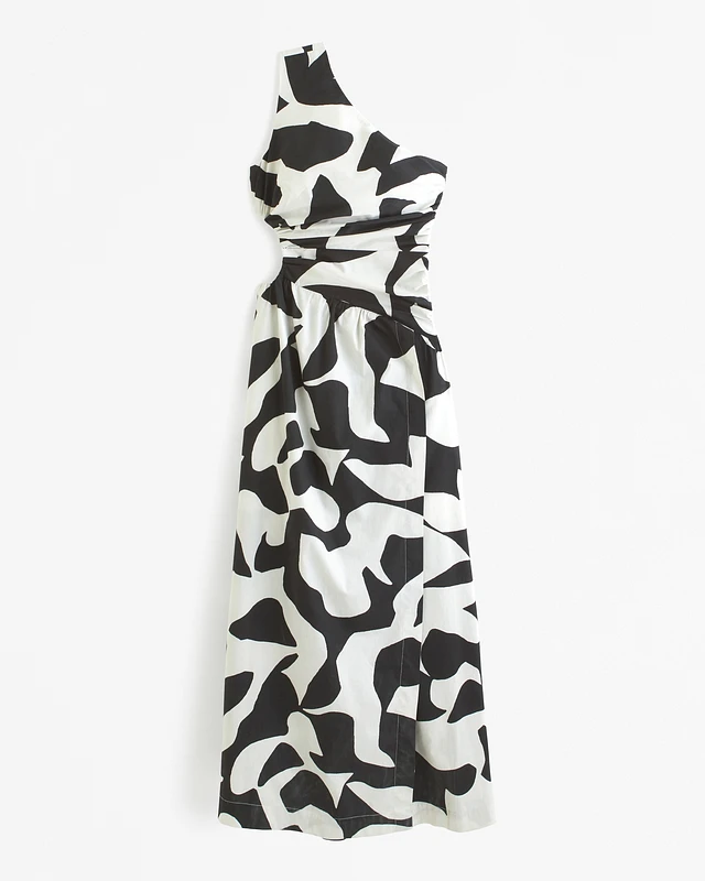 Abercrombie & Fitch One-Shoulder Cutout Maxi Dress | MainPlace Mall Abercrombie & Fitch One-Shoulder Cutout Maxi Dress | MainPlace Mall