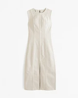 Shell Denim Midi Dress