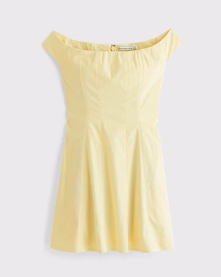 The A&F Mila Off-The-Shoulder Mini Dress