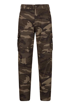 Lakeside Camo Mens Cargo Pants - Short Length