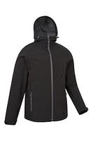Exodus Mens Water-Resistant Softshell Jacket