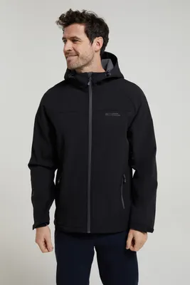 Exodus Mens Water-Resistant Softshell Jacket