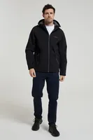 Exodus Mens Water-Resistant Softshell Jacket