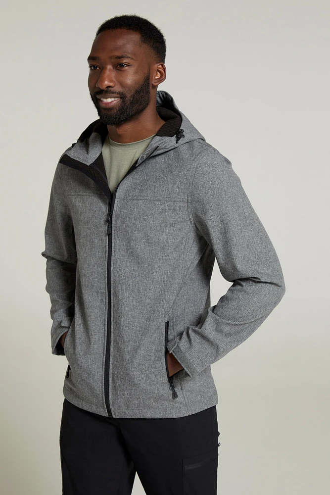Reykjavik Textured Mens Windproof Softshell