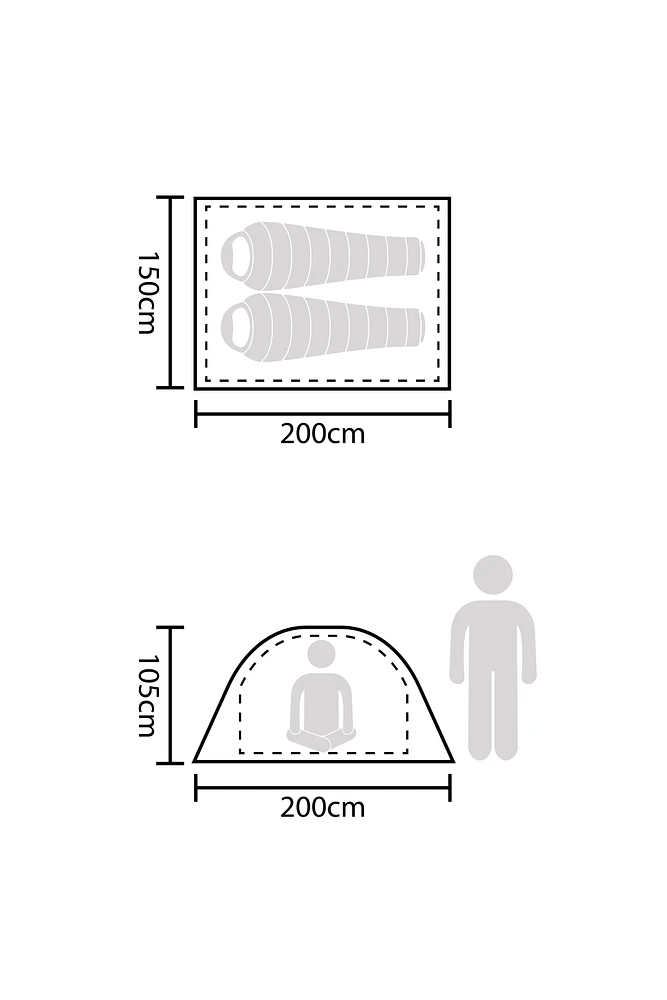 Festival Fun 2 Man Tent